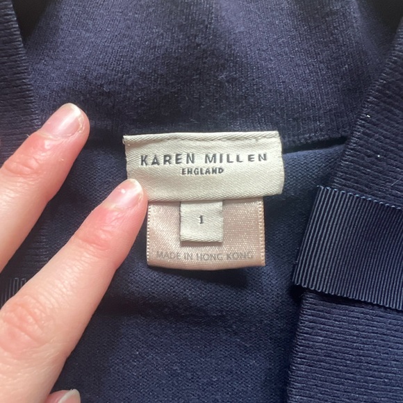 Karen Millen England Button-Up Cardigan Size 1 - Picture 2 of 7